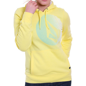 Volcom Ladies Optical Waven Hoody - Yellow