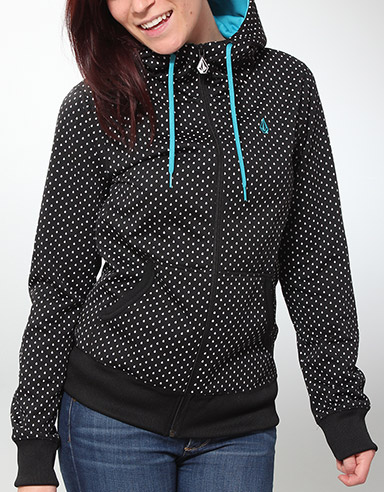 Volcom Ladies Stone Dot Hydro Ladies layer zip