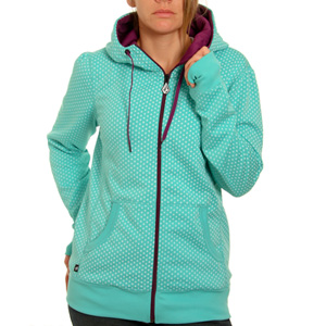 Stone Dot Hydro Ladies zip hoody -