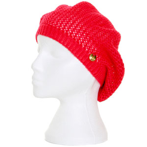 Volcom Ladies The Debs Knit beanie - Deep Pink