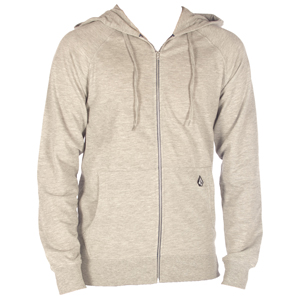 Volcom Mens Mens Volcom Time Soft Ulta Slim Zip Thru Hoody.