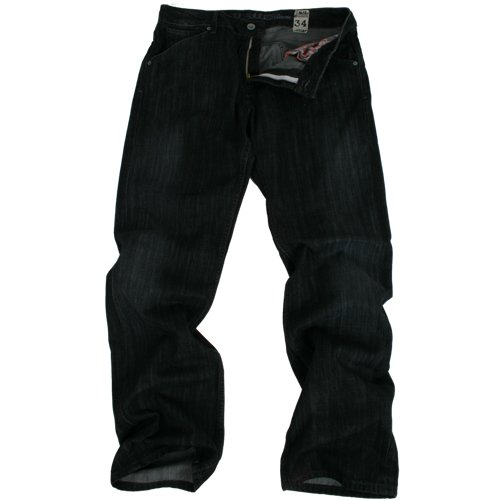 Mens Volcom Surething Jean Black With Brush