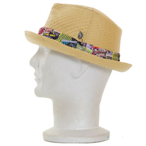 Volcom Mix It Up Straw fedora