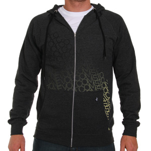 Repeater Soft Zip hoody - Heather Black