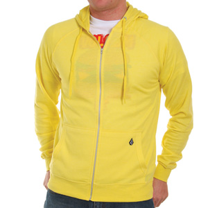 Timesoft 2 Zip Hoody - Yellow