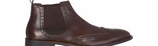 Wallace brown wingtip Chelsea brogues