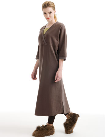 Cross Neck Pima Cotton Kaftan