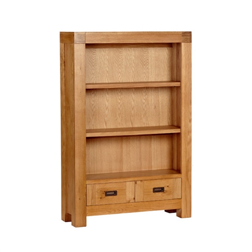 Walton Oak Low Bookcase 360.005