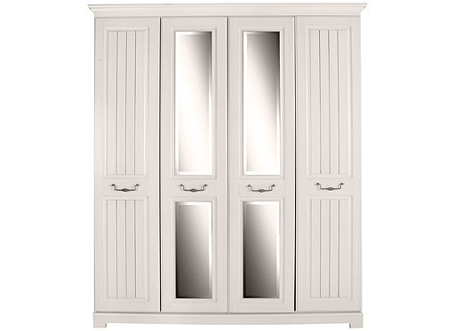 Marseille 4 Door Wardrobe with Centre Mirrors