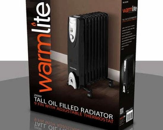 WL43004BT Tall Oil Filled Radiator, 2000 Watt