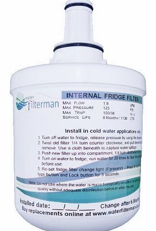 Samsung fridge Compatible water filter, can replace DA29-00003F, HAFIN2 EXP, DA97-06317A, WSS-1