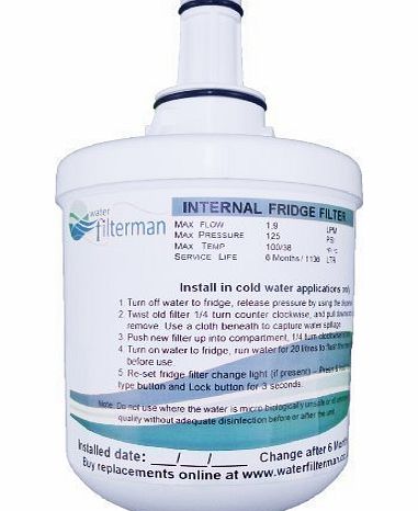 Samsung fridge Compatible water filter, can replace DA29-00003G, DA29-00003A, DA29-00003B, HAFIN1 EXP