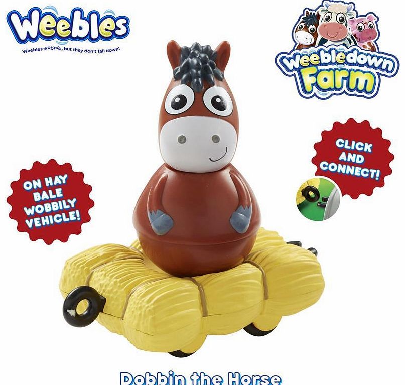 Weebledown Farm Weeble W/mini Vehicle - Dobbin