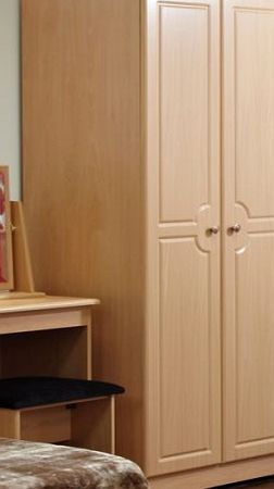 Amelie 2 Door Wardrobe in Beech