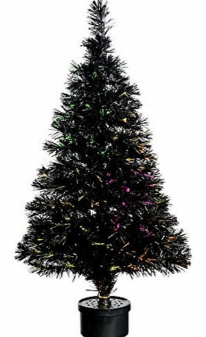 4 ft Pre-Lit Lantern Fibre Optic Christmas Tree