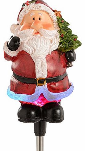 78 cm Solar Powered Santa Light Garden Christmas Decoration