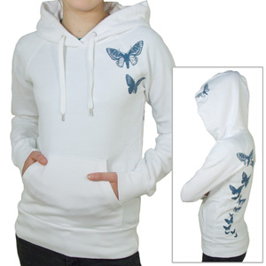 WESC Ladies Butterflies Hoody