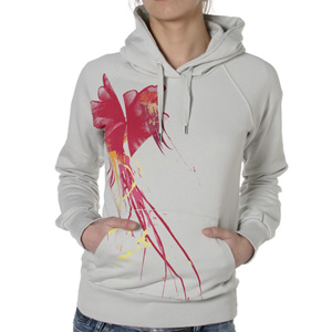 WESC Ladies Flower Paint Hoody