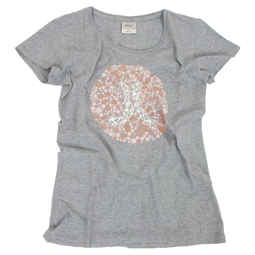 Ladies WESC Konrad Icon Tee Grey melange