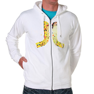 Modigliani Zip hoody - White