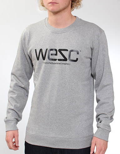  Crew neck sweatshirt - Grey Melange