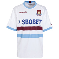 Macron 2010-11 West Ham United Away Football Shirt