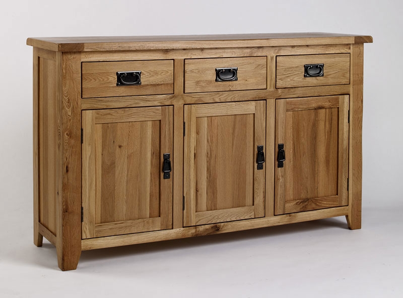 Westbury Reclaimed Oak Large 3 Door Sideboard