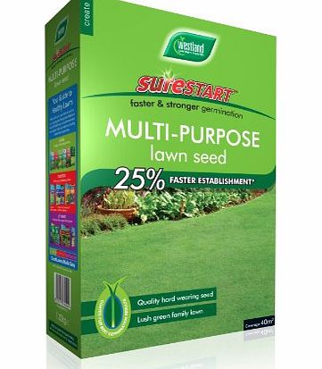 Westlands Horticulture Ltd Westland Sure Start Multi Purpose Lawn Seed 40m2