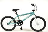 Wheels2ride Krave - Grid 2010 BMX Bike Green Alloy Wheels, Stunt Pegs