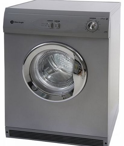 White Knight 44AS 6kg Tumble Dryer Silver