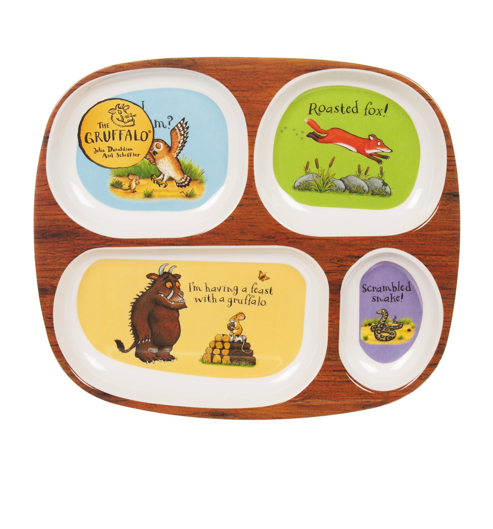 Gruffalo Melamine Divided Plate