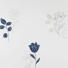 Coloroll Tribeca Wallpaper Midnight Blue M0347