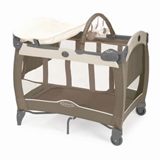 Graco Contour Electra Travel Cot Butterscotch