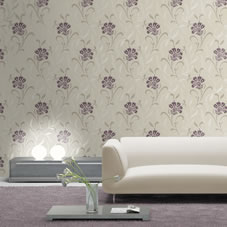 Jaime Wallpaper Textured Plum 75308