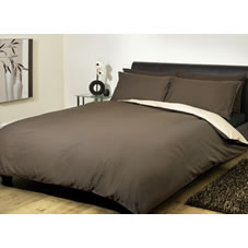 Sleep Duvet Set Reversible Chocolate/Latte Double