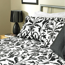 Violetta Duvet Set Black Double