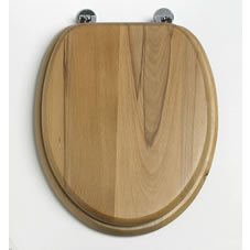 Wilko Toilet Seat Solid Beech Effect