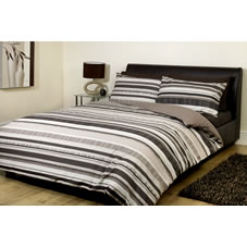 Zinnia Duvet Set Chocolate Kingsize