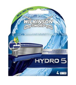 Hydro 5 Cartridge Blades x 4