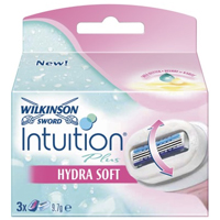 Intuition Plus Hydrasoft Blades x 3