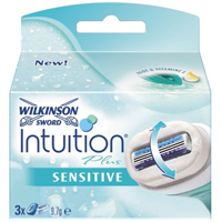 Intuition Plus Sensitive Blades x 3