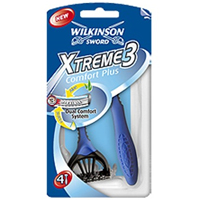 Xtreme 3 Comfort Plus Disposable Razors x 4