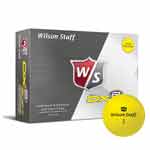 Wilson Staff DX2 Yellow Soft Golf Balls 12 Balls