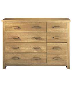 4 + 4 Drawer Chest - Oak