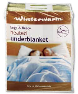 Large and Fleecy Heated Underblanket - King Size