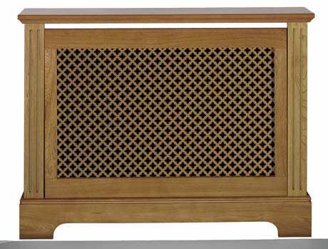 Georgian Oak Veneer Radiator Cover / Cabinet - Medium