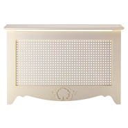 Vanessa french country style cream eggshell finish medium radiator cabinet / cover