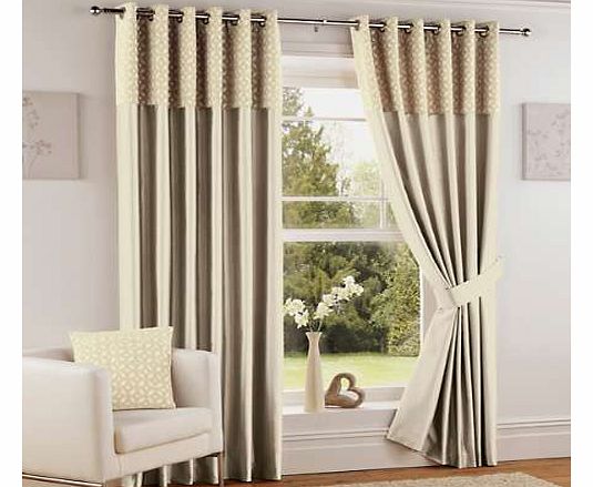 Eyelet Lined Curtain