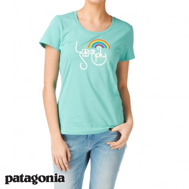 Patagonia Live Simply T-Shirt - Nile Blue