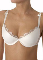 Wonderbra Boudoir Plunge Bra 837670 Ivory